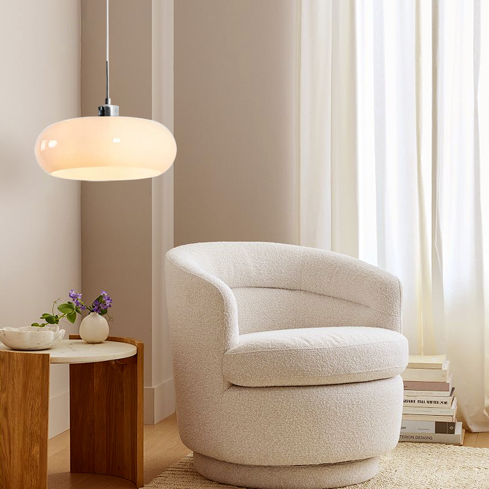Glass Round Pendant Light