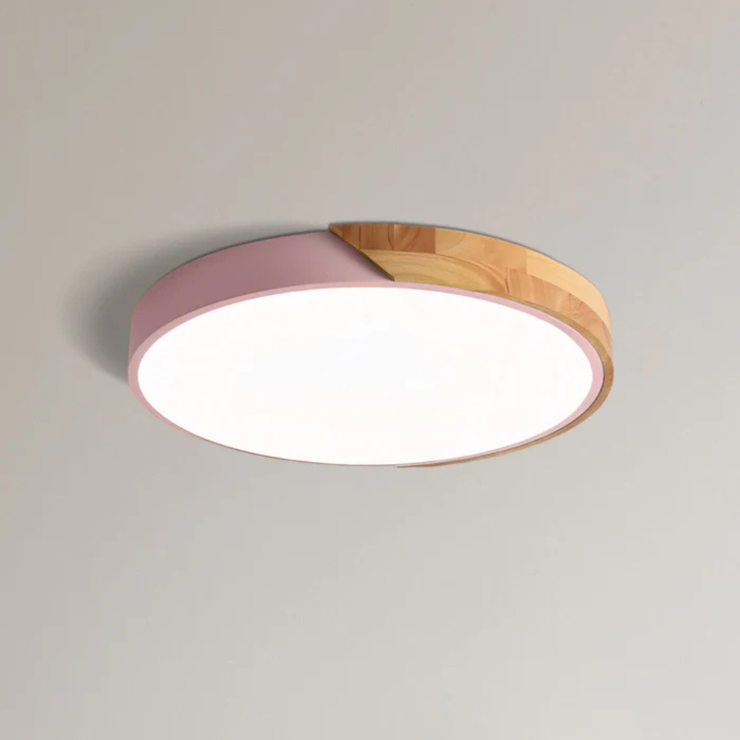 Modern Scandinavian Flush Mount Lamp