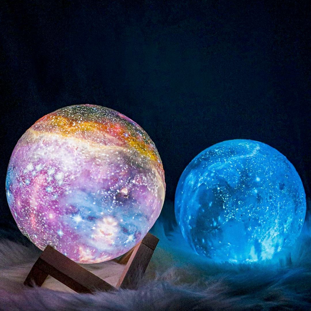 Wireless 3D Moon Lamp