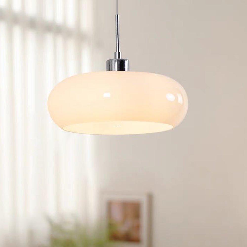 Oval Glass pendant lamp