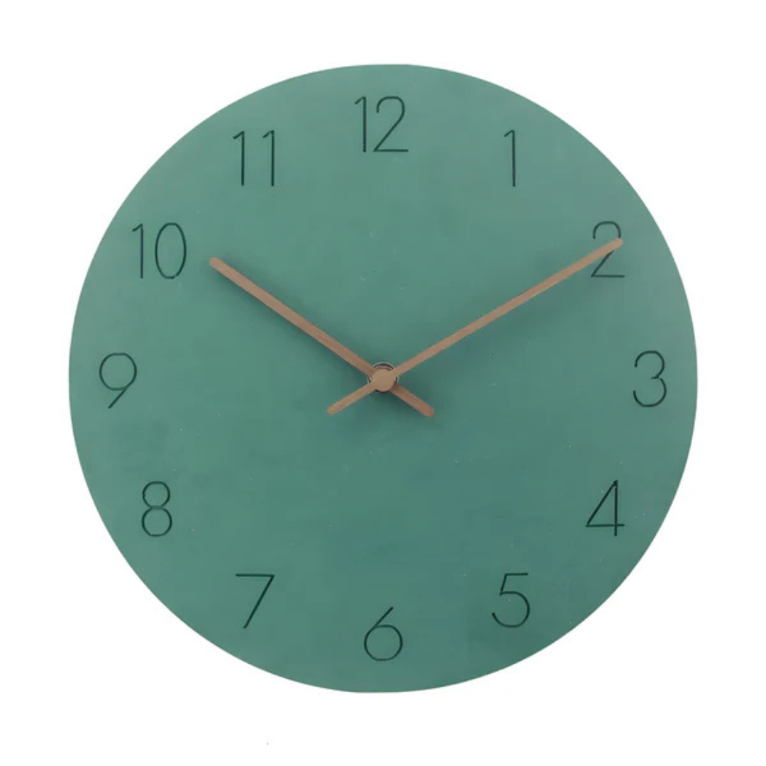 Modern Round Wall Clock – Silent Non-Ticking Timepiece