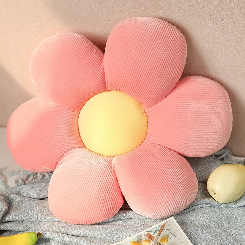 Flower-Shaped Cushion as a Decorative Accent