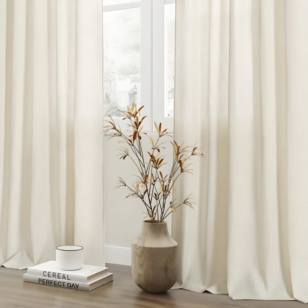 Pinch Pleat Linen Curtain
