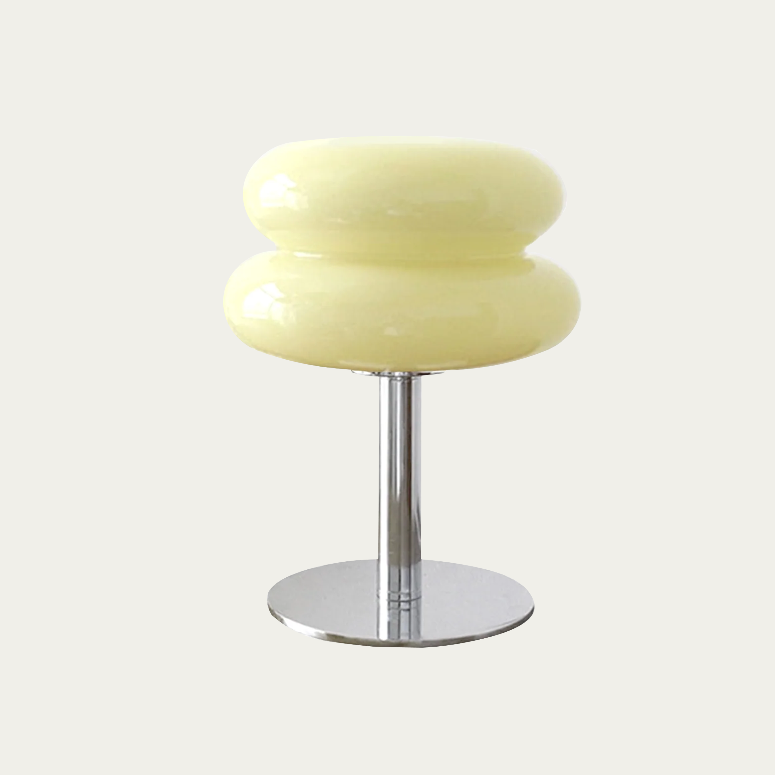Minimalist Clear Table Lamp - Modern Mushroom Light