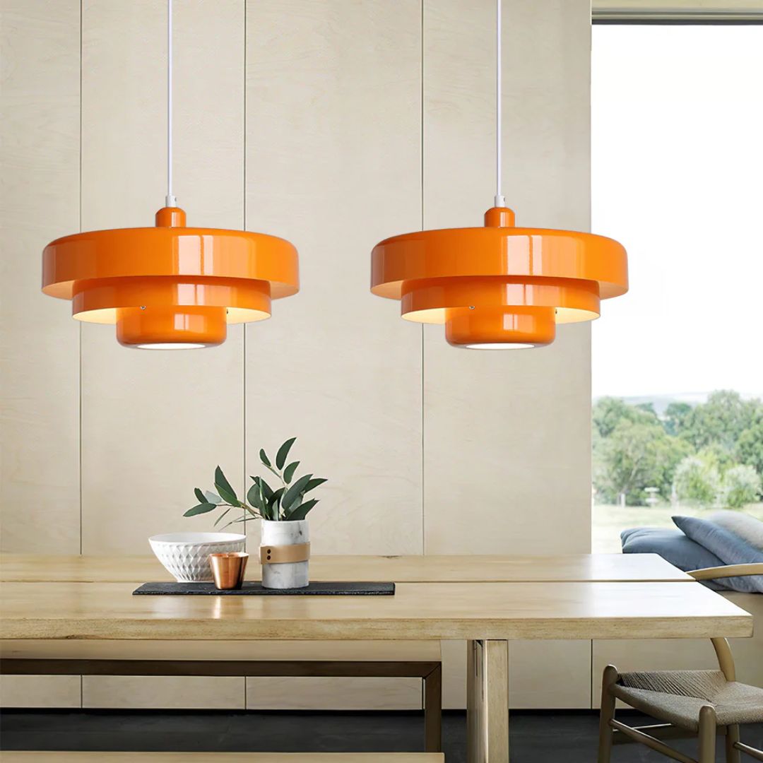 Modern Tiered Pendant Light – Multi-Layered Ceiling Lamp