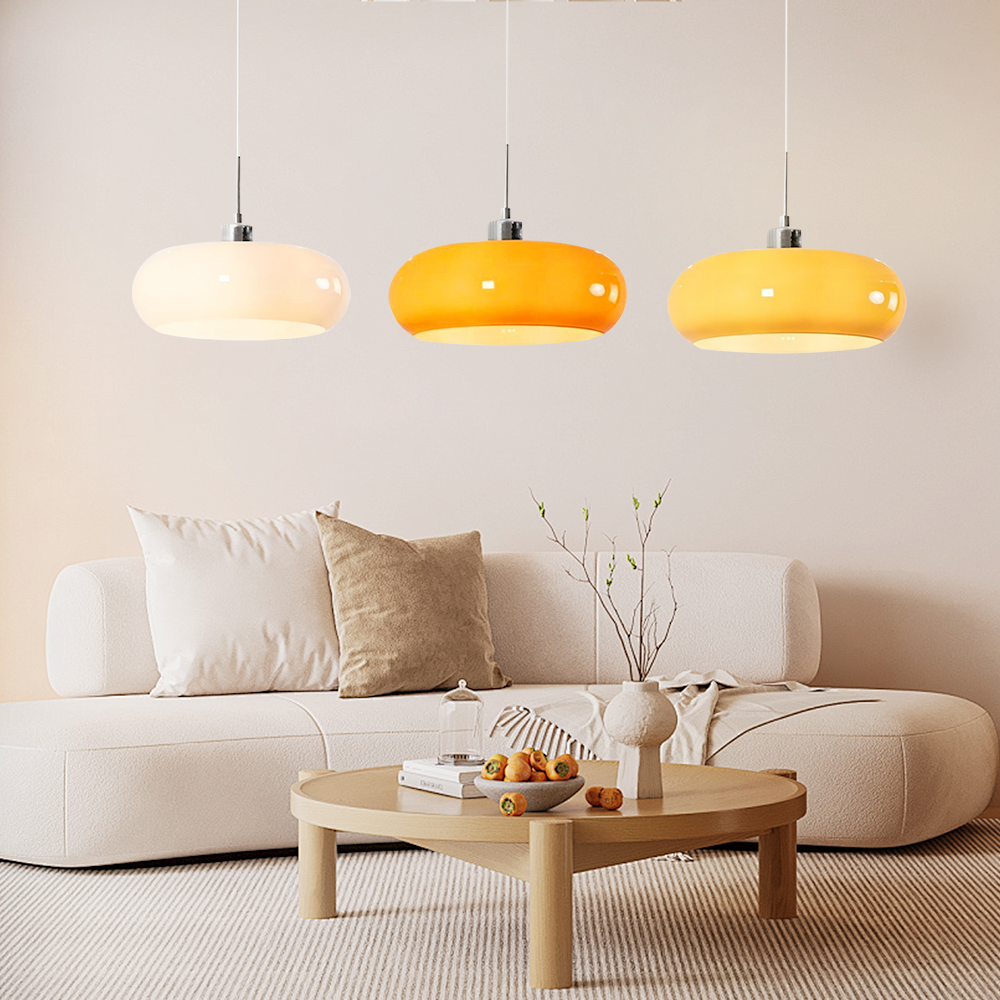 Glass Round Pendant Light