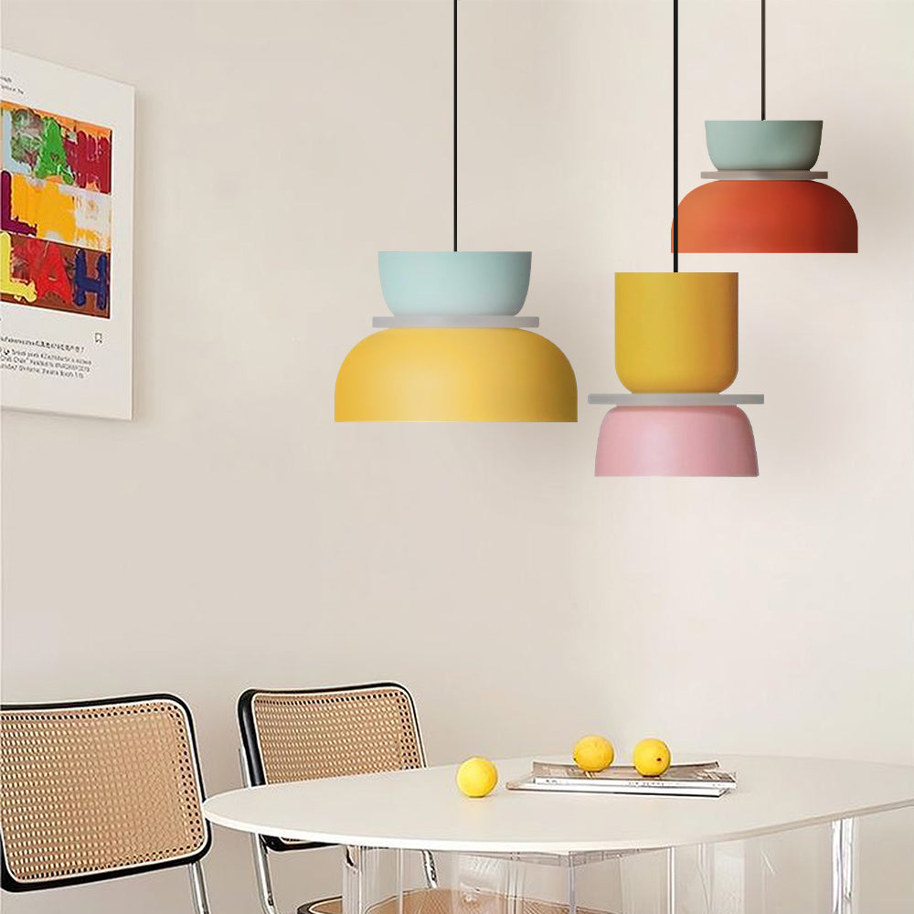 Colourfull Bowl Scandinavian Pendant Light