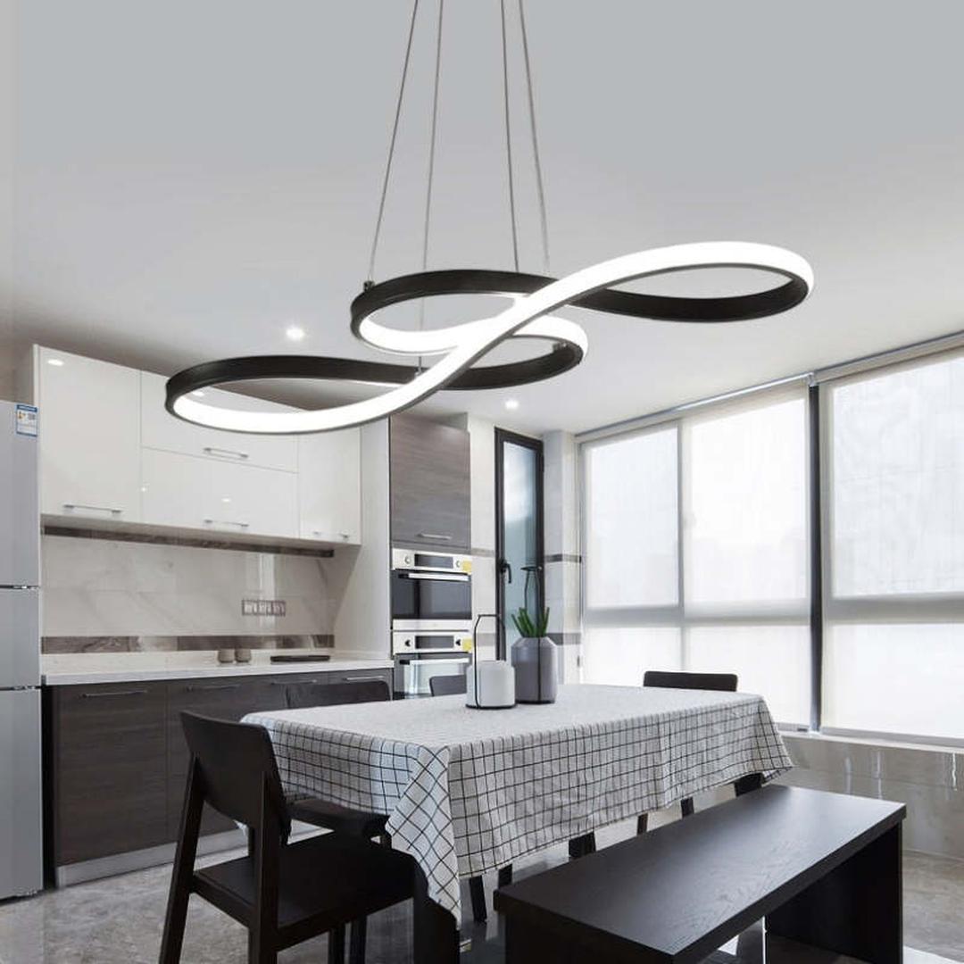 Modern LED Pendant Lamp with Musical Notes