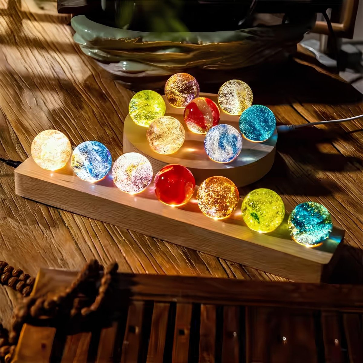 Glass LED Spheres