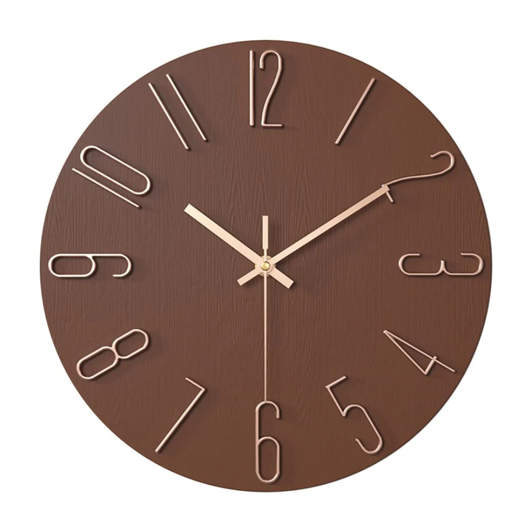 Modern Silent Wall Clock – Large Round Timepiece