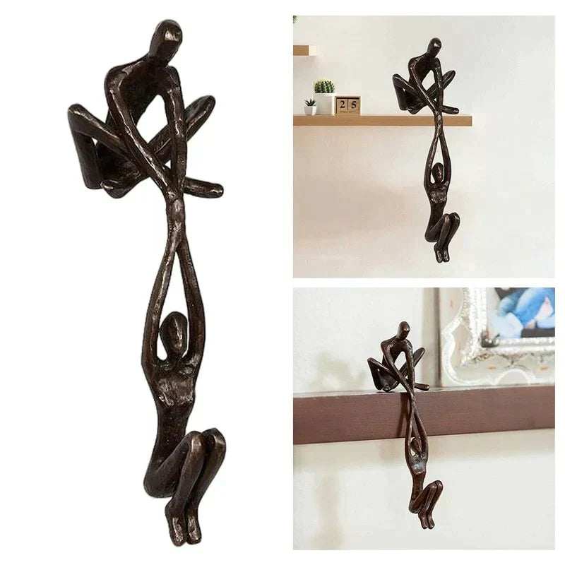Sculpture Figurine Love and Strength Decorative