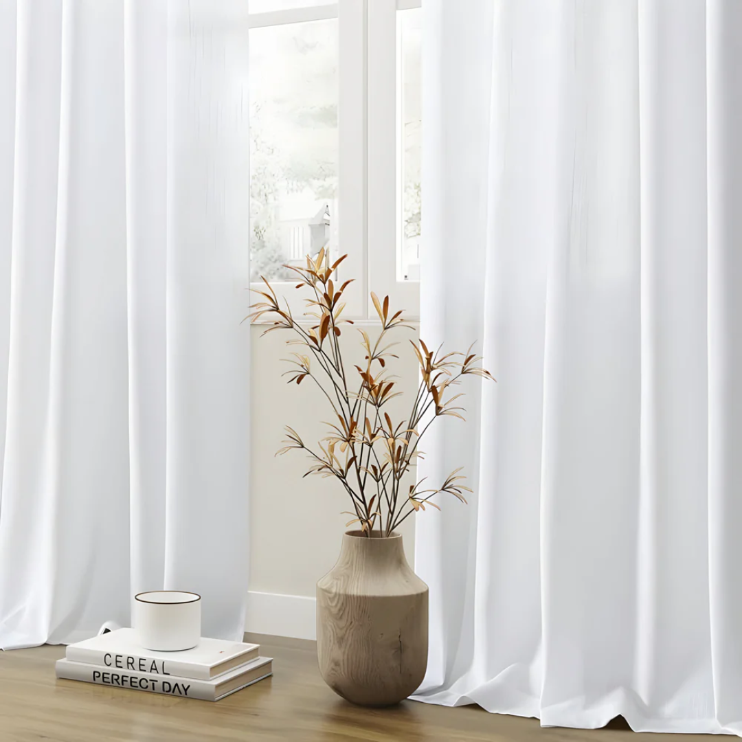 Pinch Pleat Linen Curtain