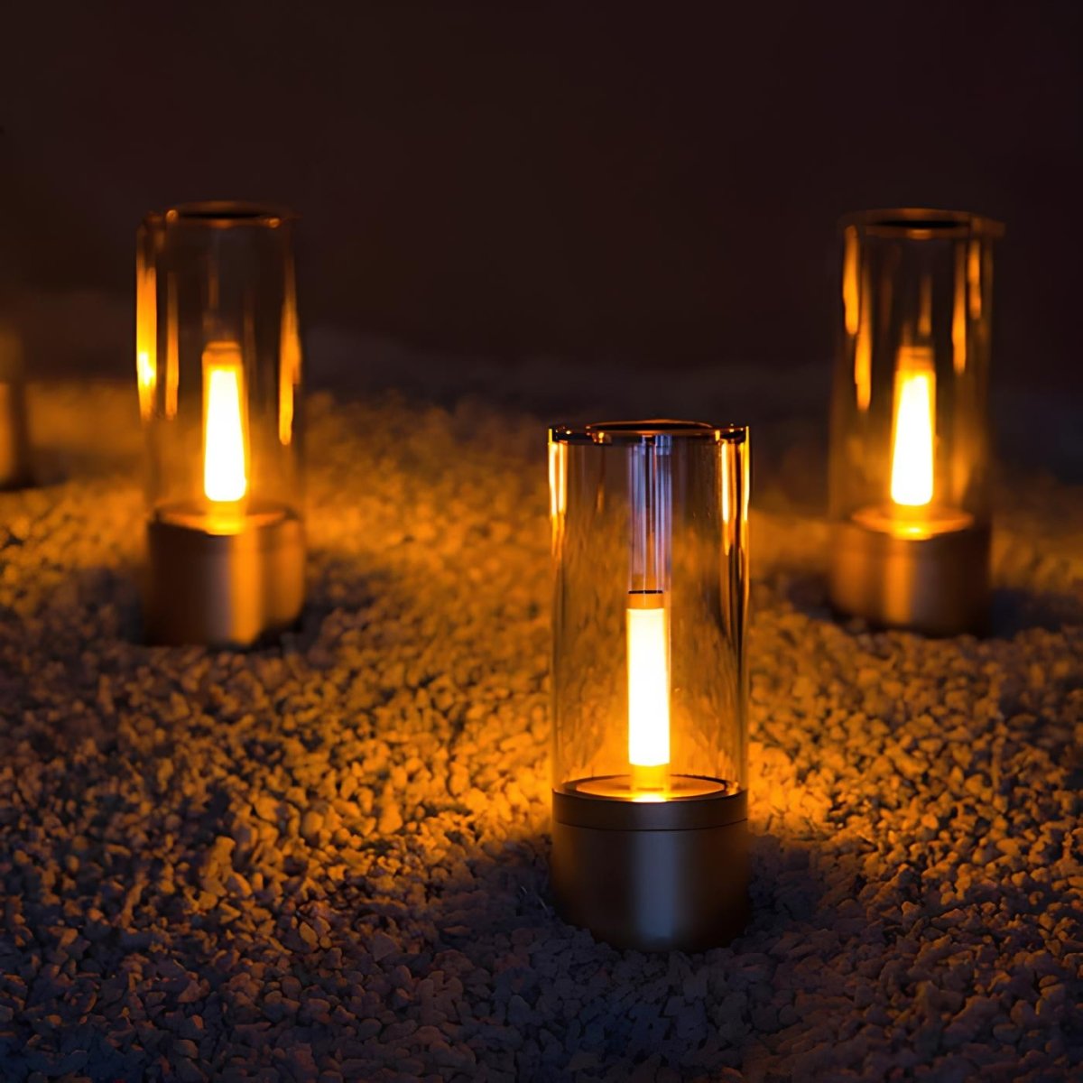 Wireless Cylinder Table Lamp