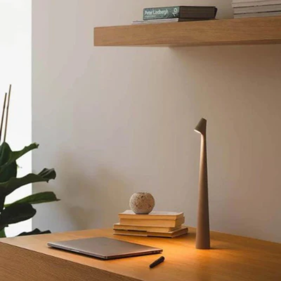 Cordless LED Table Lamp – Rechargeable Battery Powered Desk Light