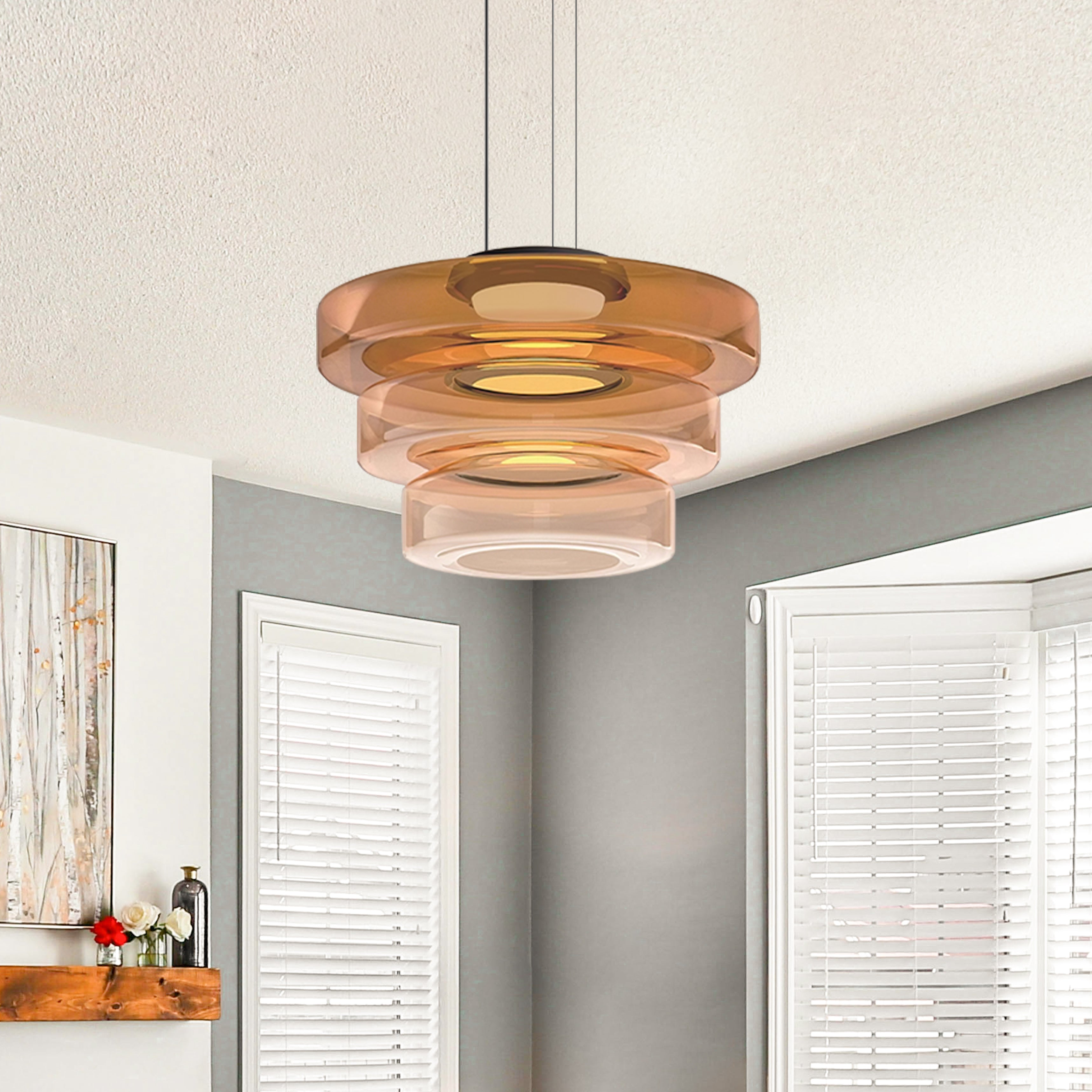 Tiered Pendant Light – Multi-Layered Ceiling Lamp
