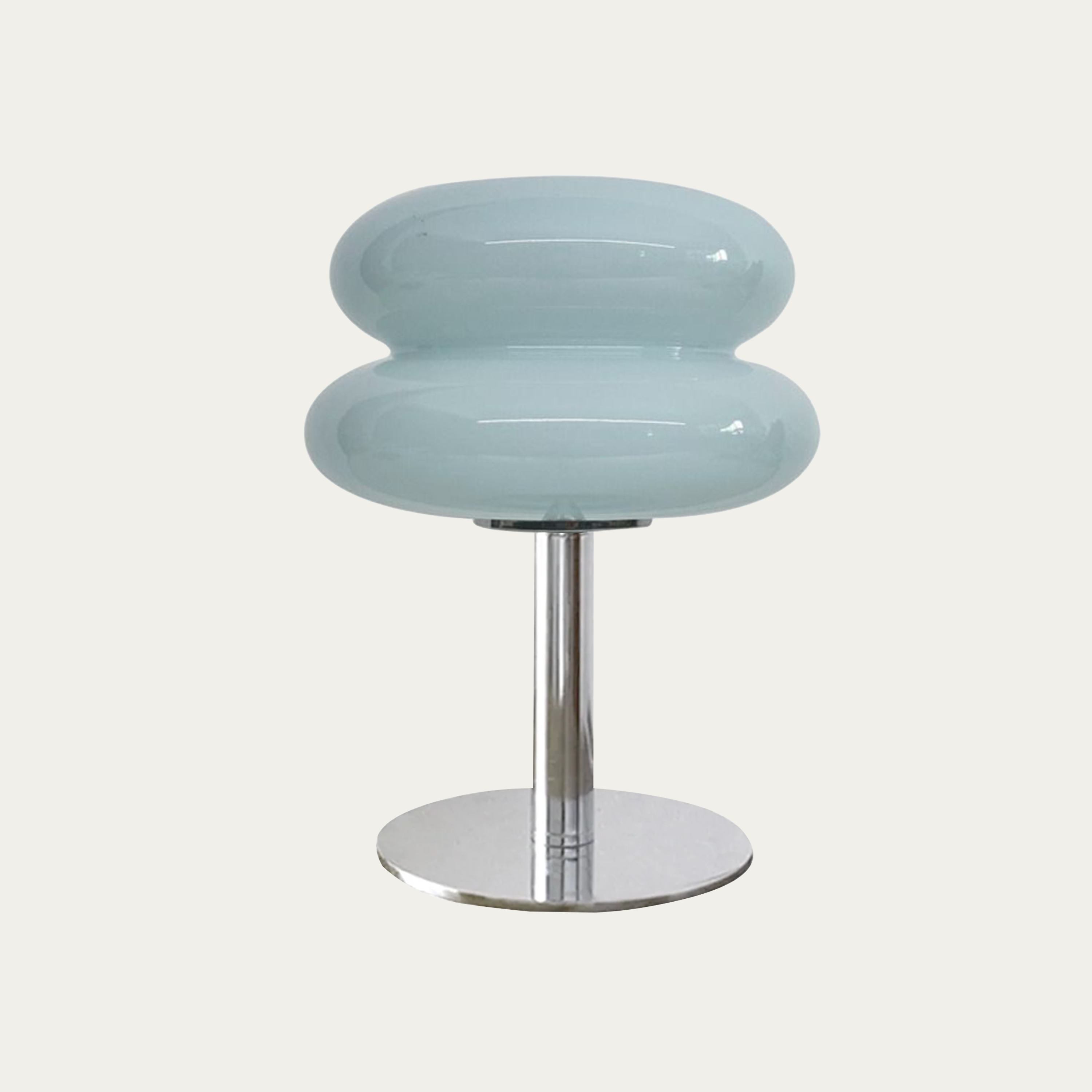 Minimalist Clear Table Lamp - Modern Mushroom Light
