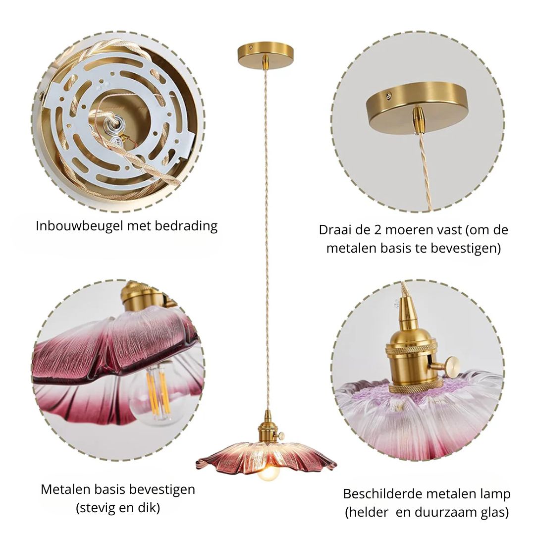 Modern Floral Pendant Light
