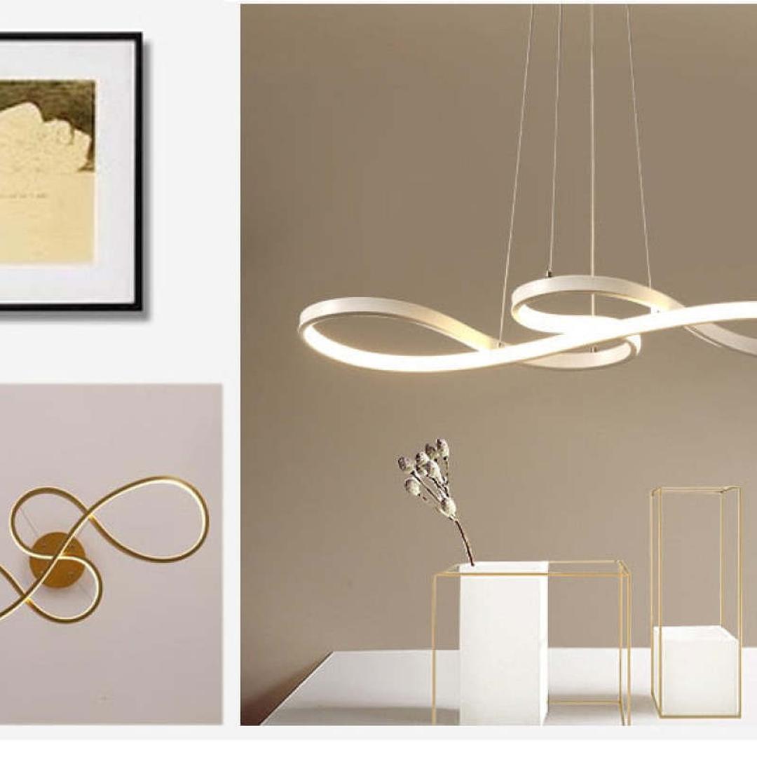 Modern LED Pendant Lamp with Musical Notes
