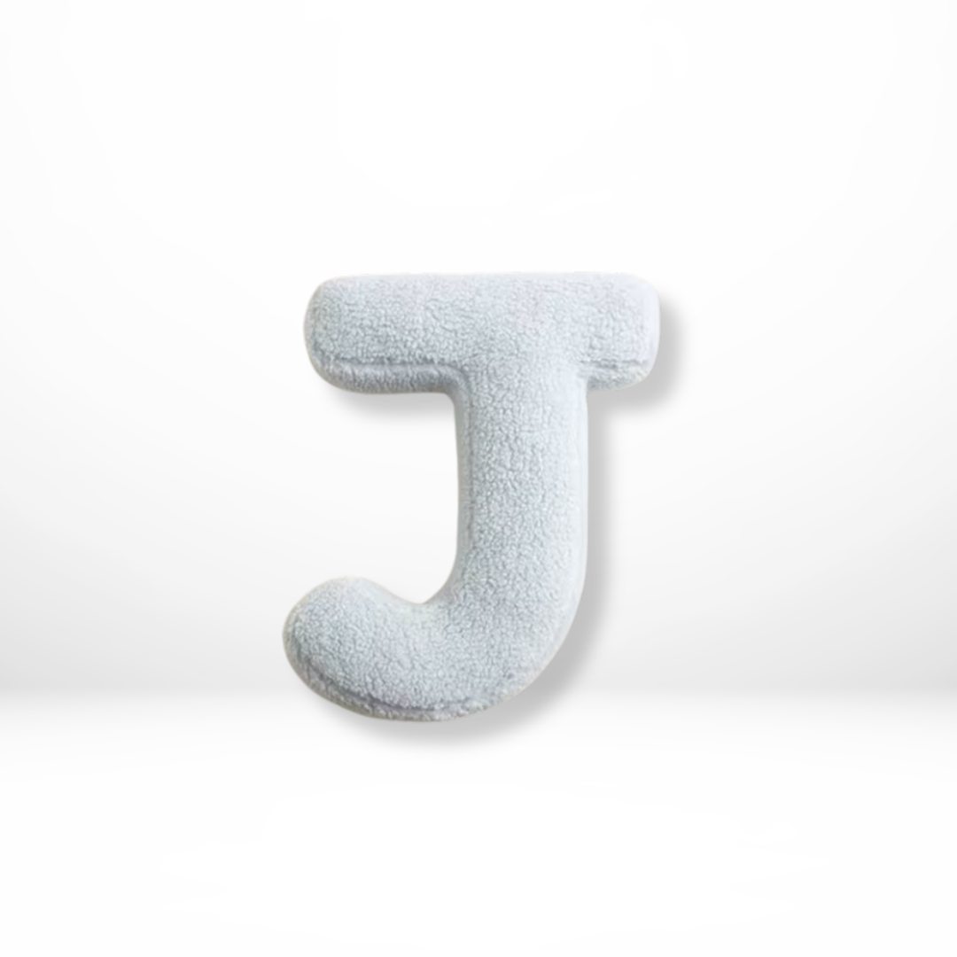 Alphabet Velvet Cushion – Letters A-Z Personalized Throw Pillow