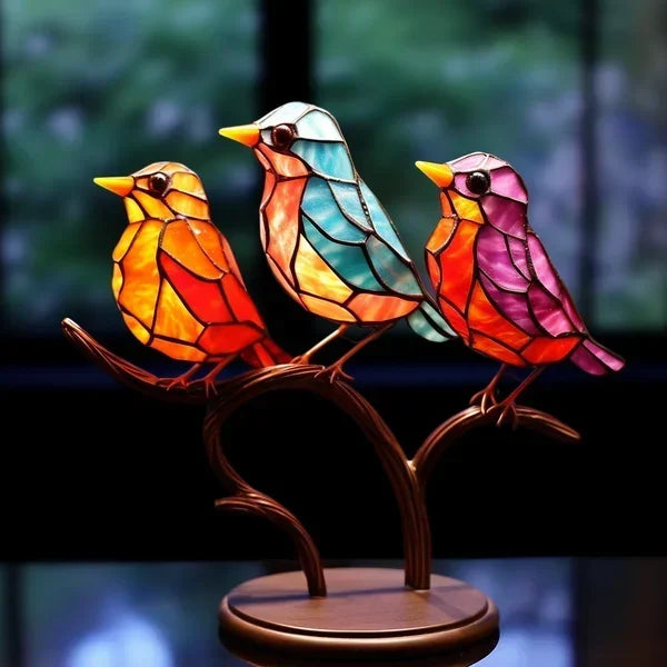 Handmade Bird Art Statue