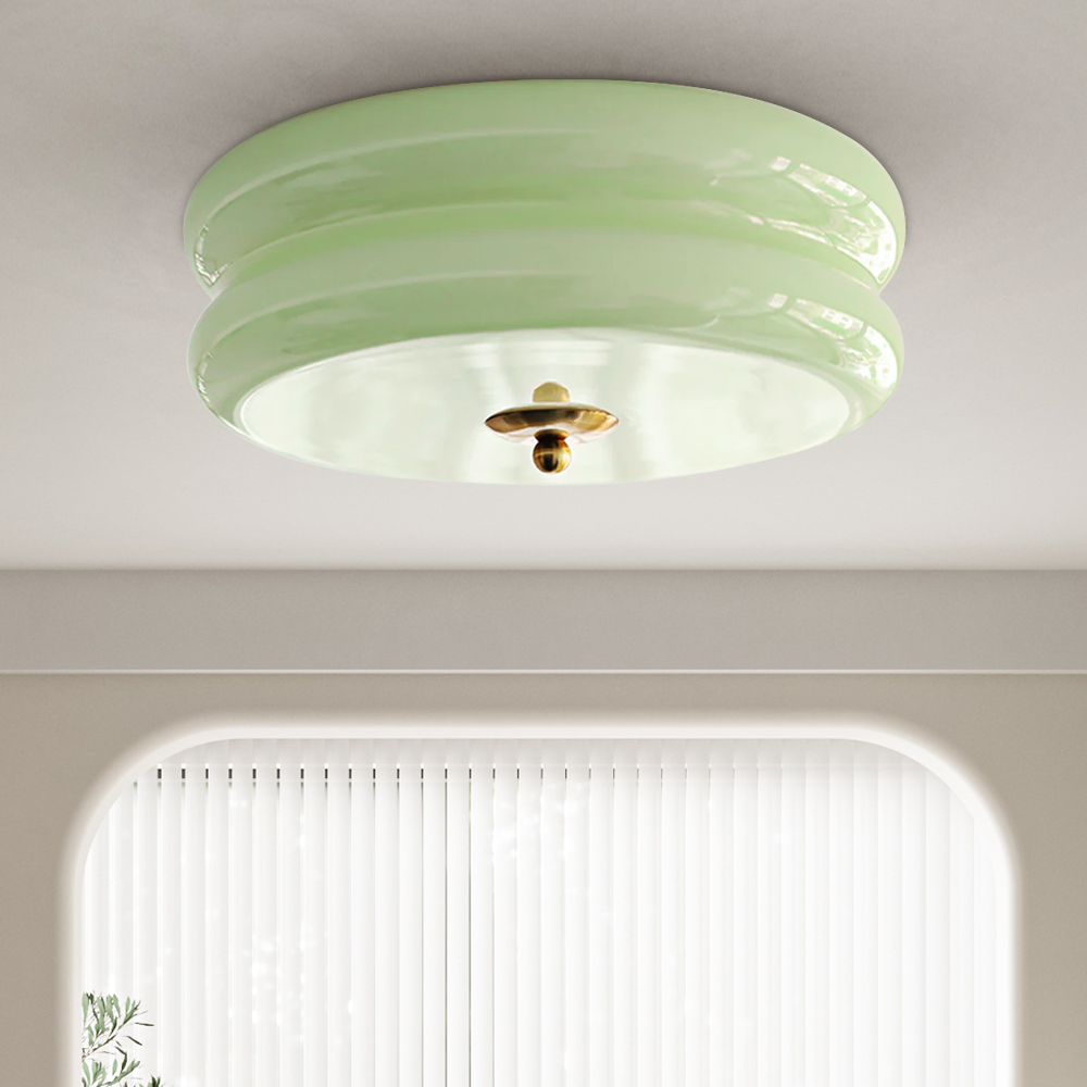 Circular Flush Mount Ceiling Light – Integrated LED