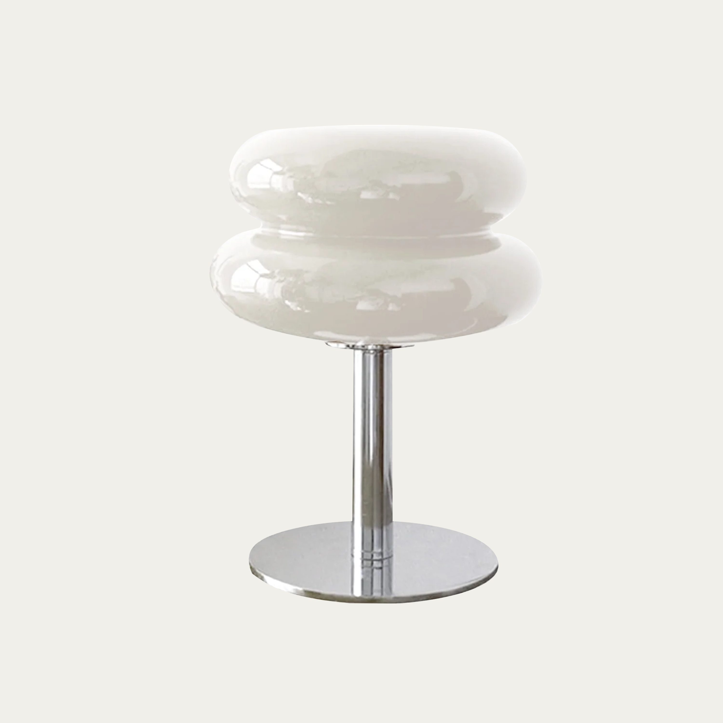 Minimalist Clear Table Lamp - Modern Mushroom Light