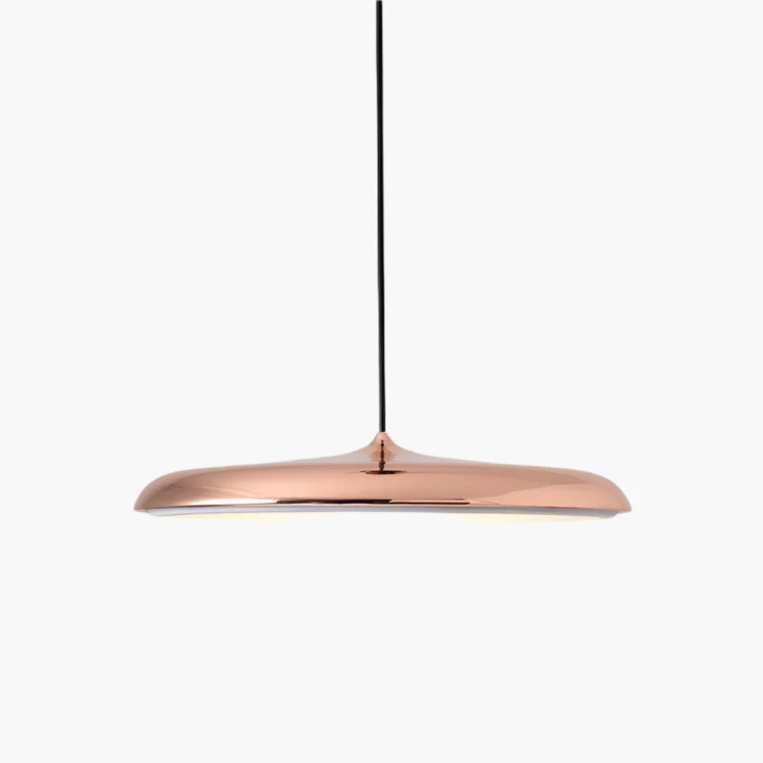 Modern Round Pendant Light - Hanging Lamp with Cable