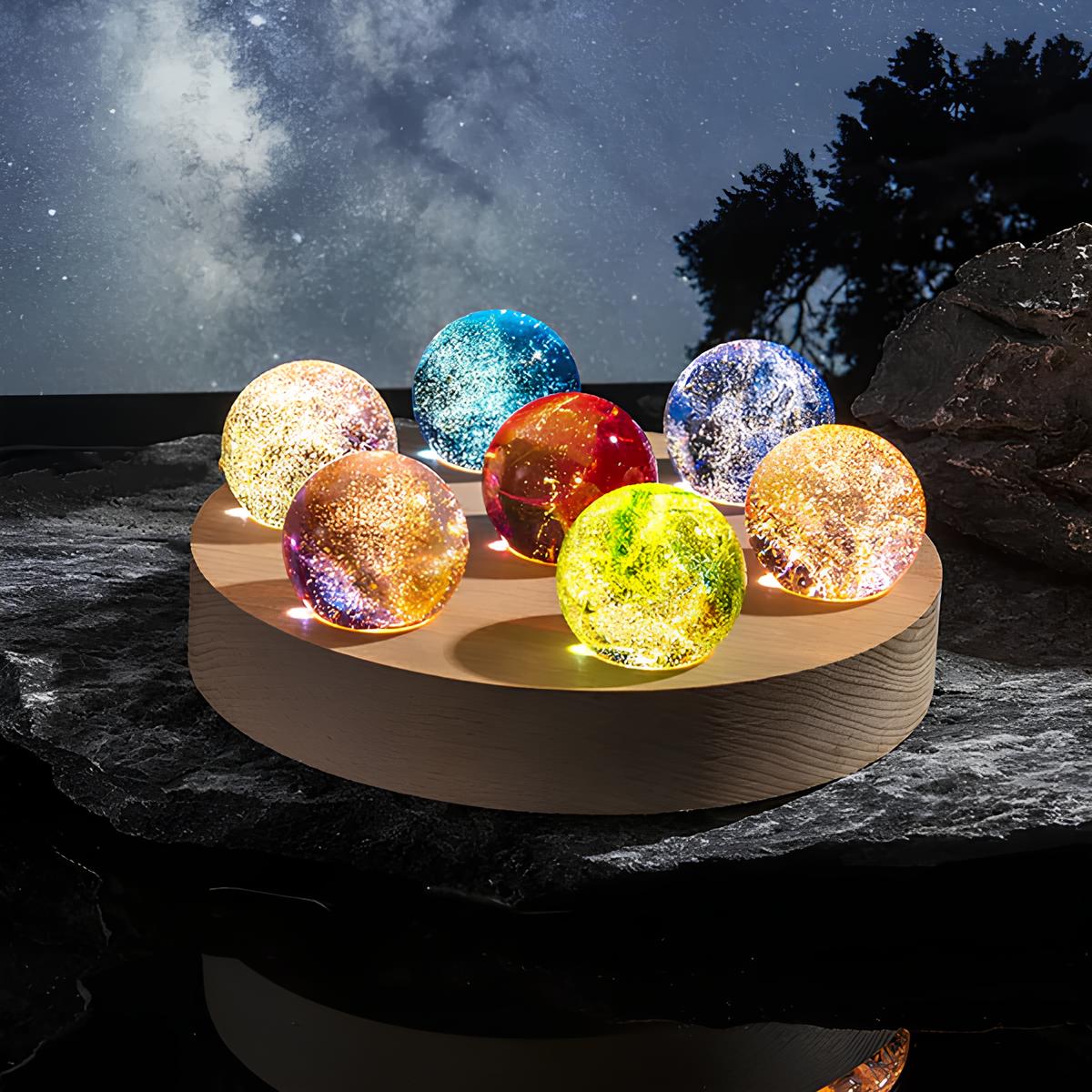 Glass LED Spheres