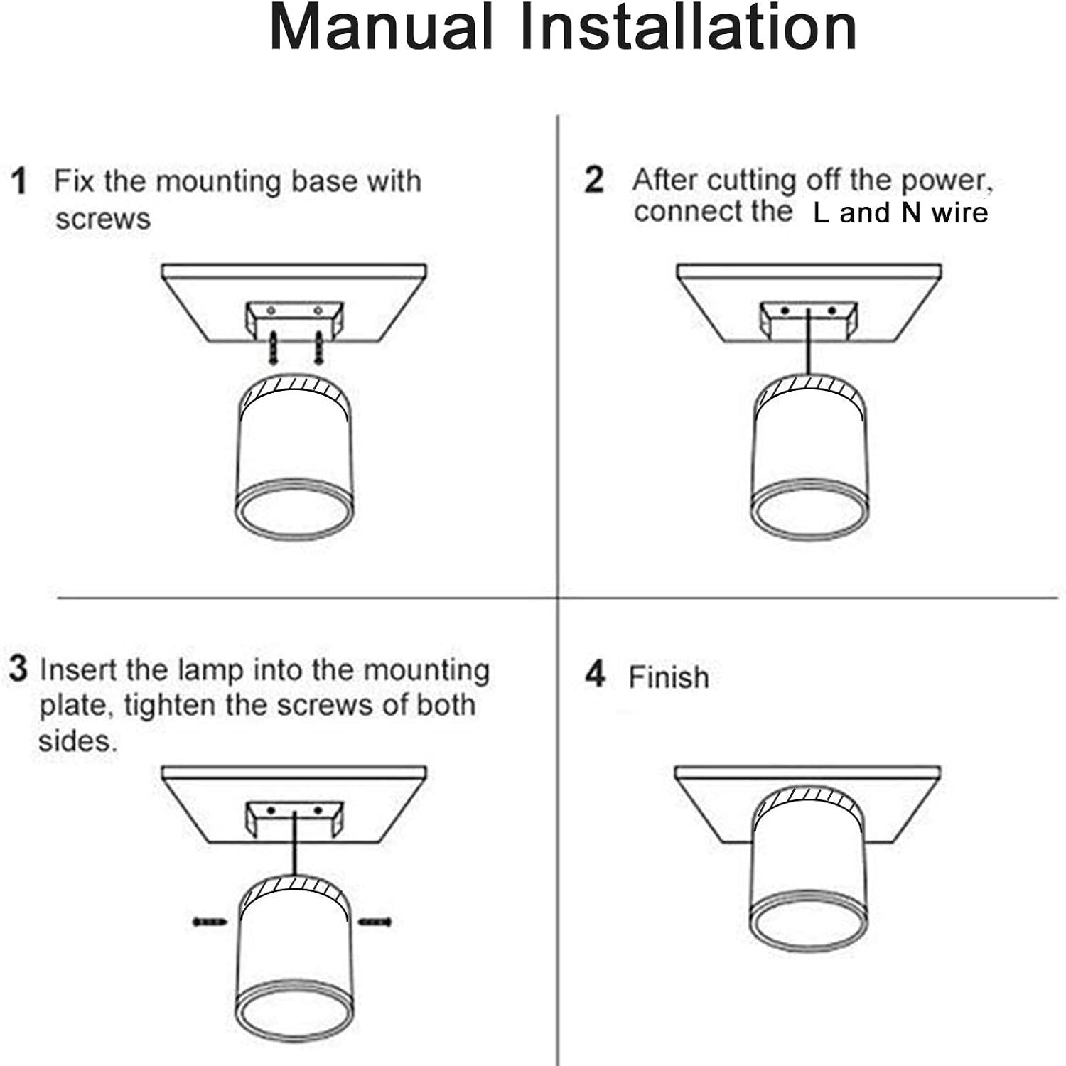 Small Cylinder Flush Mount Ceiling Light