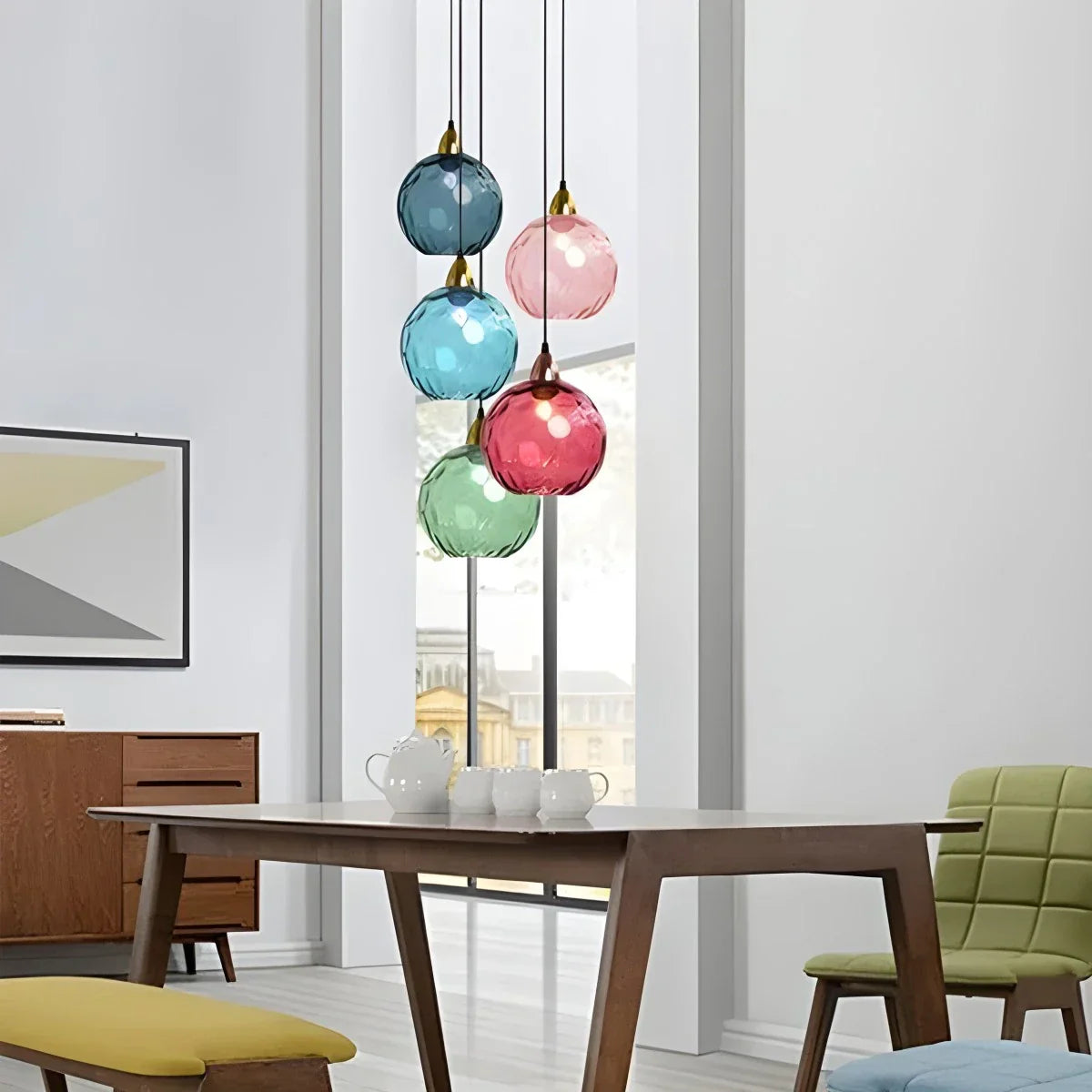 Modern Crystal Raindrop - Pendant Light