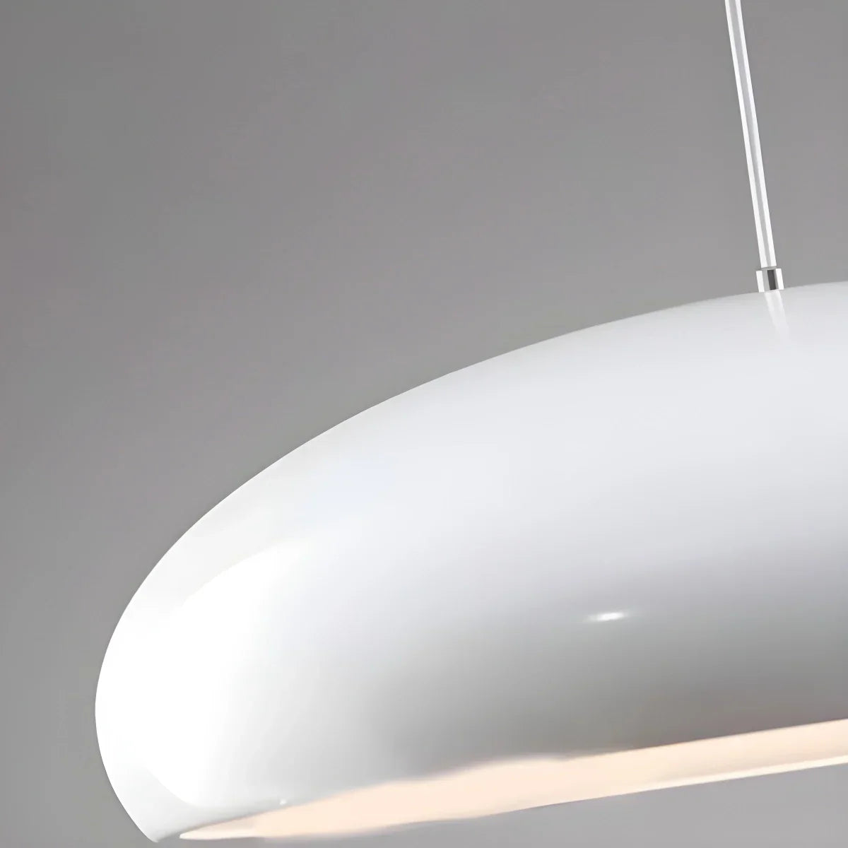 Minimalist Sleek Pendant Lamp - Contemporary Round Ceiling Light