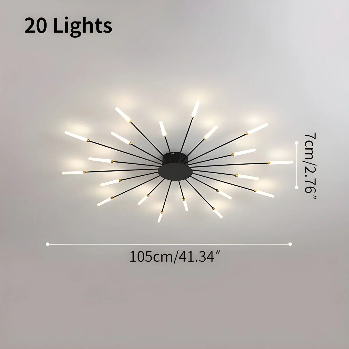 Modern LED Ceiling Lamp - Spiral Light Fixture