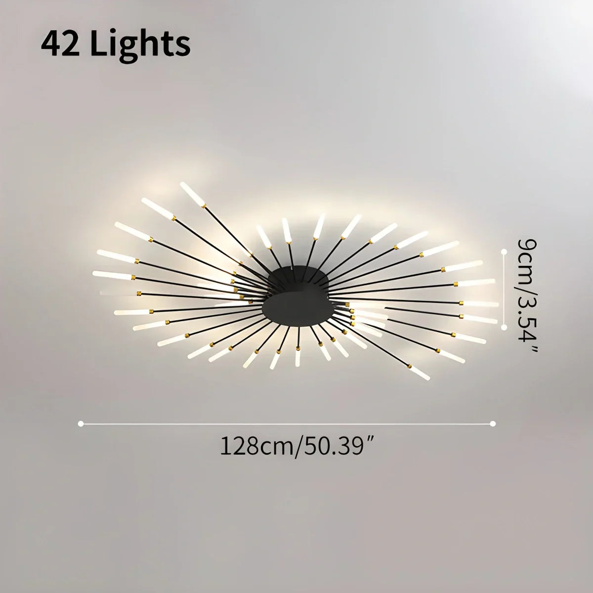 Modern LED Ceiling Lamp - Spiral Light Fixture