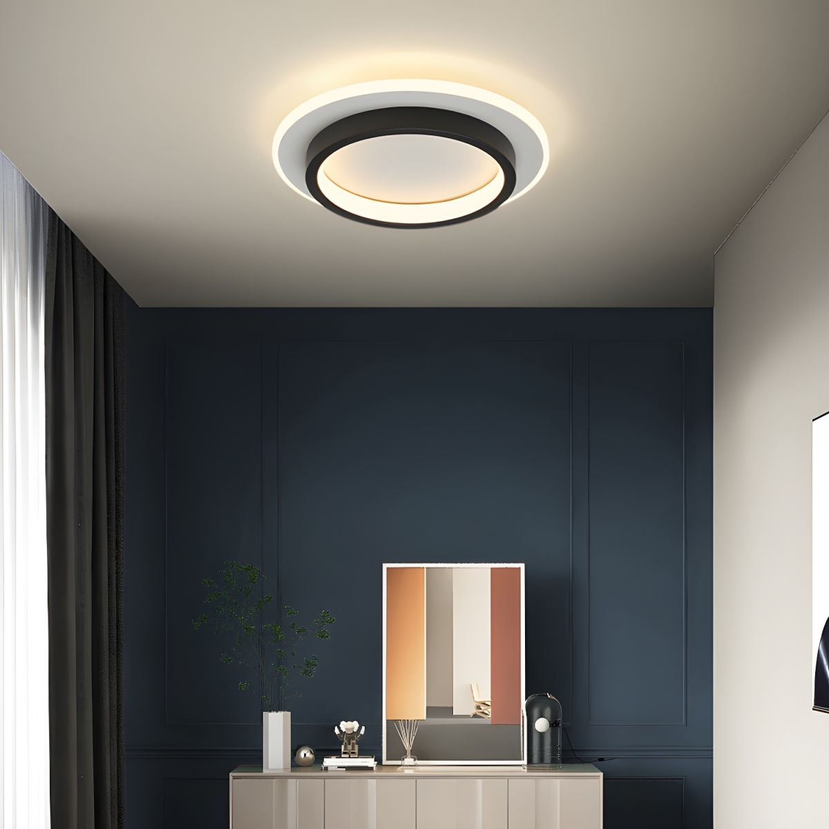 Round LED Ceiling Light - Slim Flush Mount Light