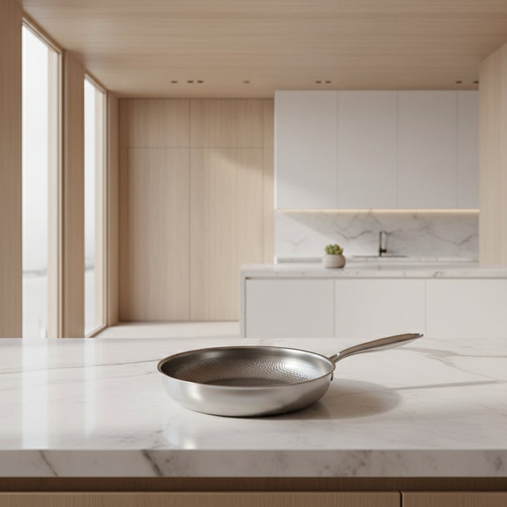 Titanium Hammered Non-Stick Frying Pan for Induction and Everyday Use