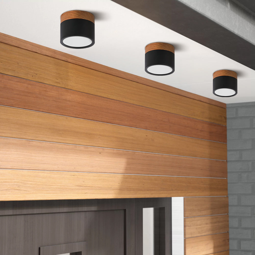 Small Cylinder Flush Mount Ceiling Light