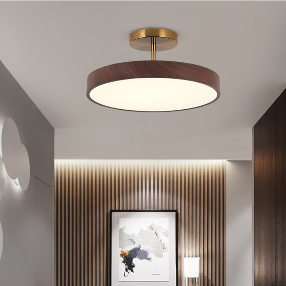 Low-Profile Circular Ceiling Light – 24W Integrated LED Luminaire