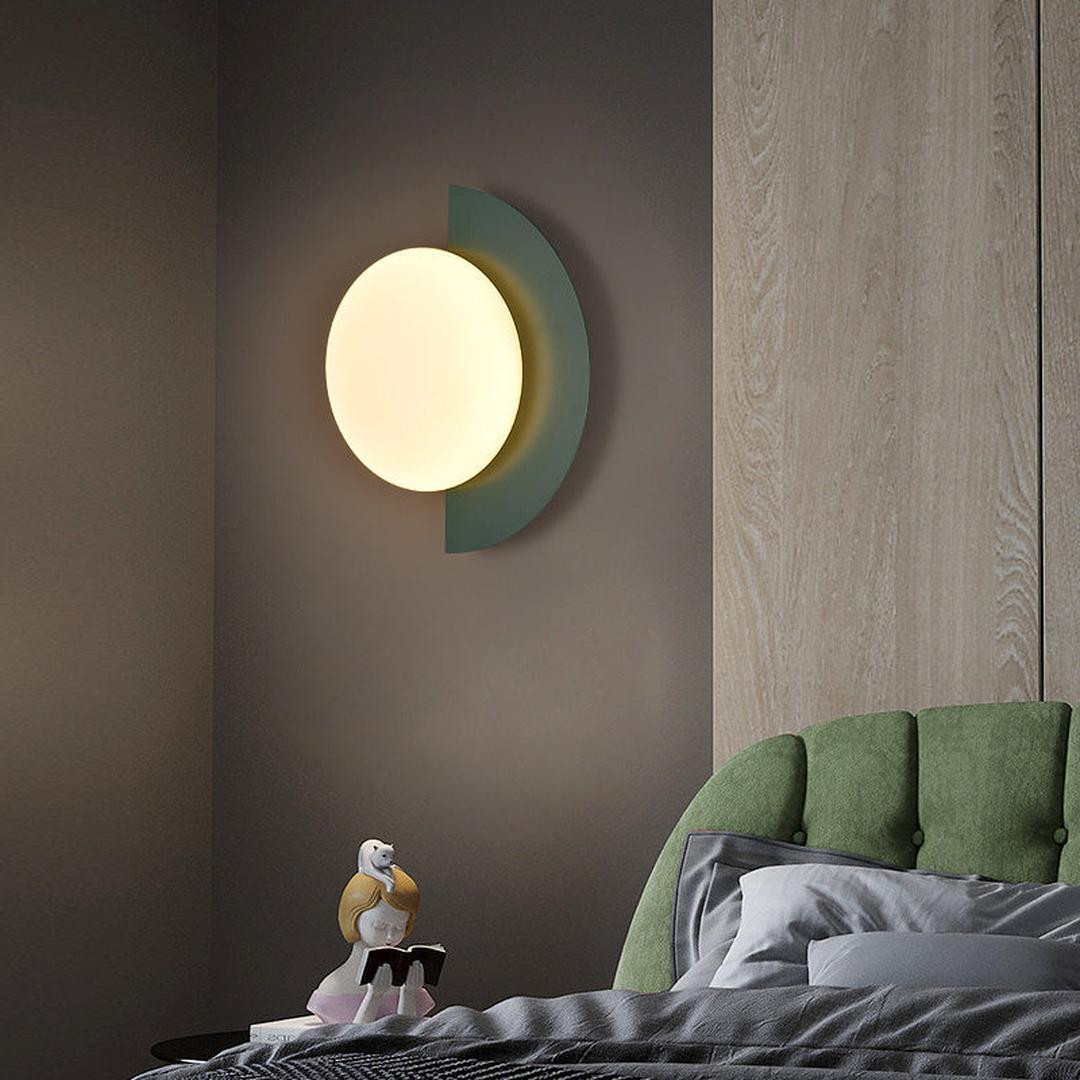 Nordic Semi-Circular Wall Lamp LED Lighting