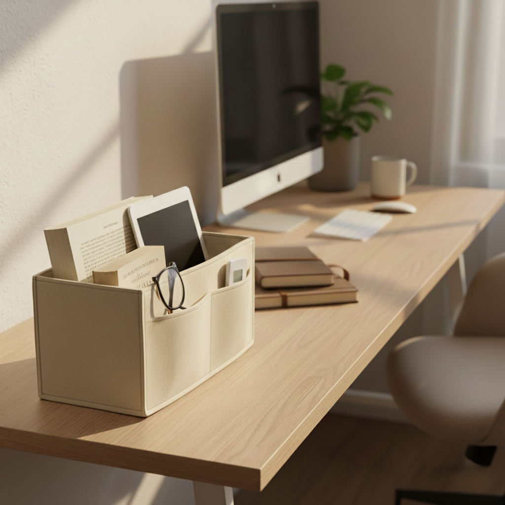 Felt Bedside Storage Caddy