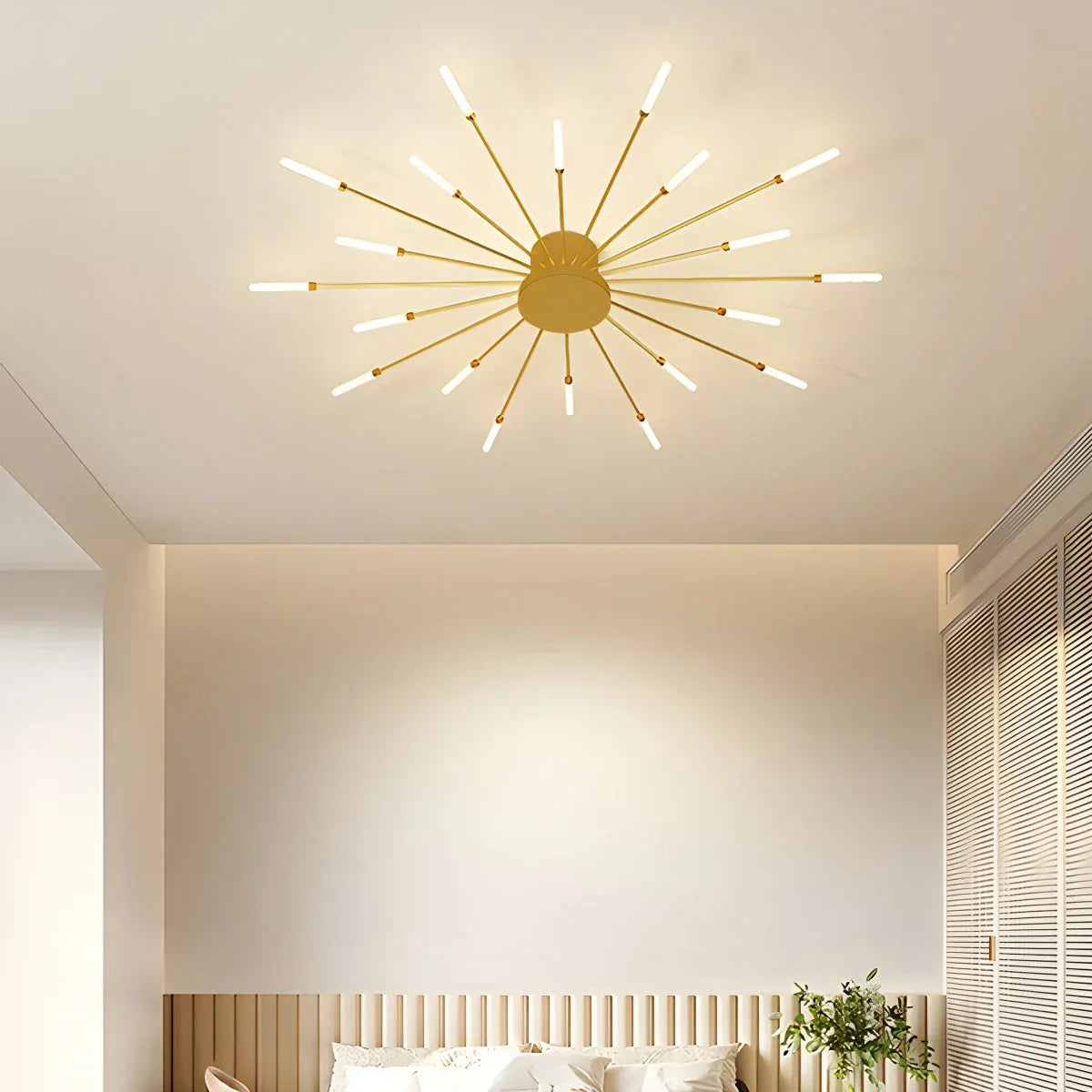 Modern LED Ceiling Lamp - Spiral Light Fixture