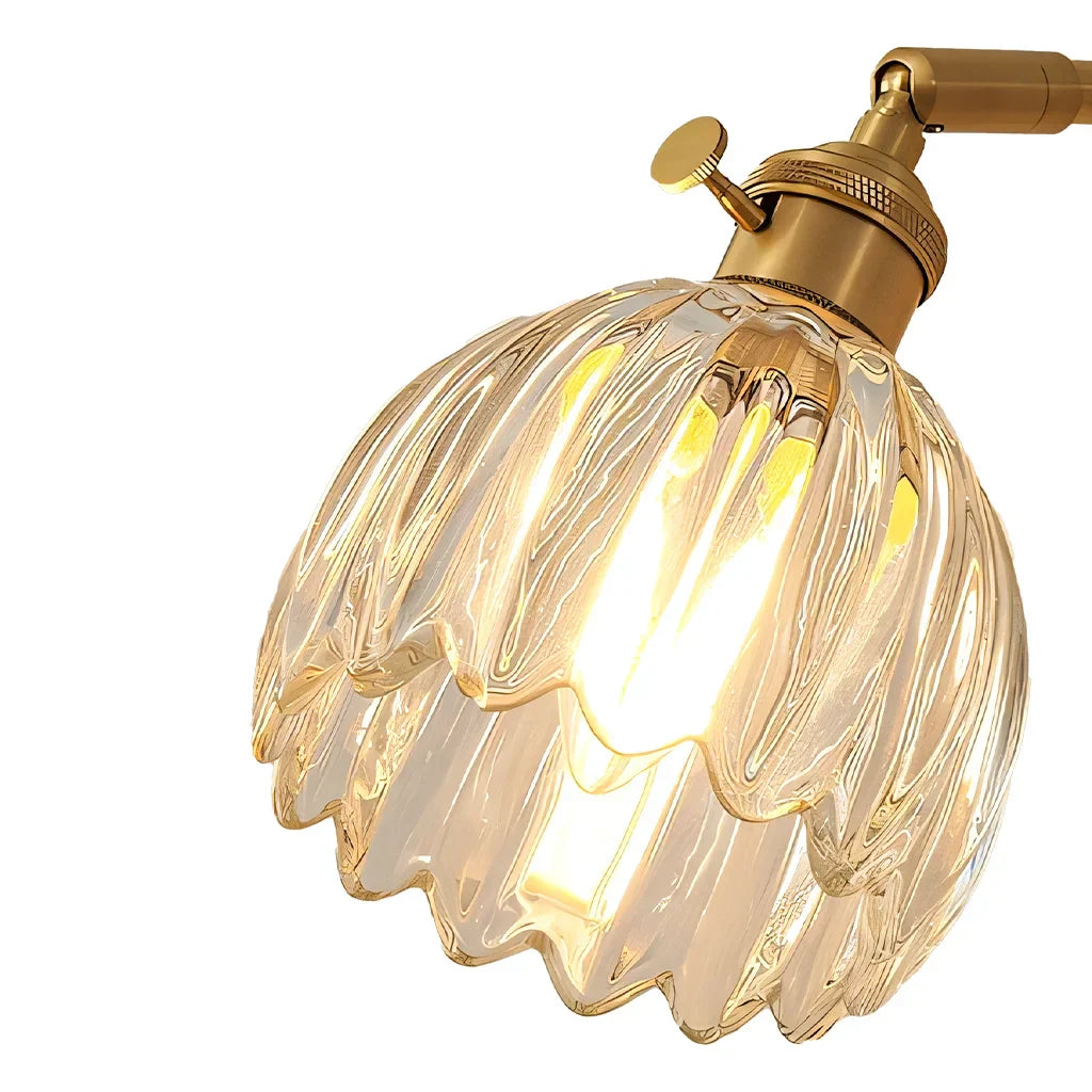 Round Glass Wall Light