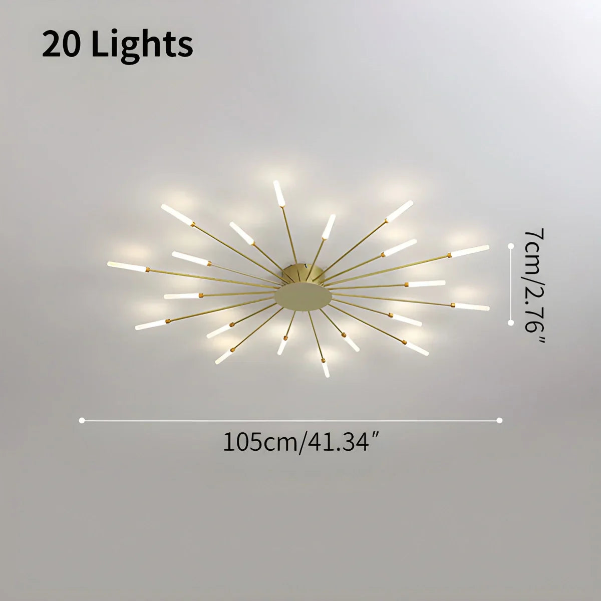 Modern LED Ceiling Lamp - Spiral Light Fixture