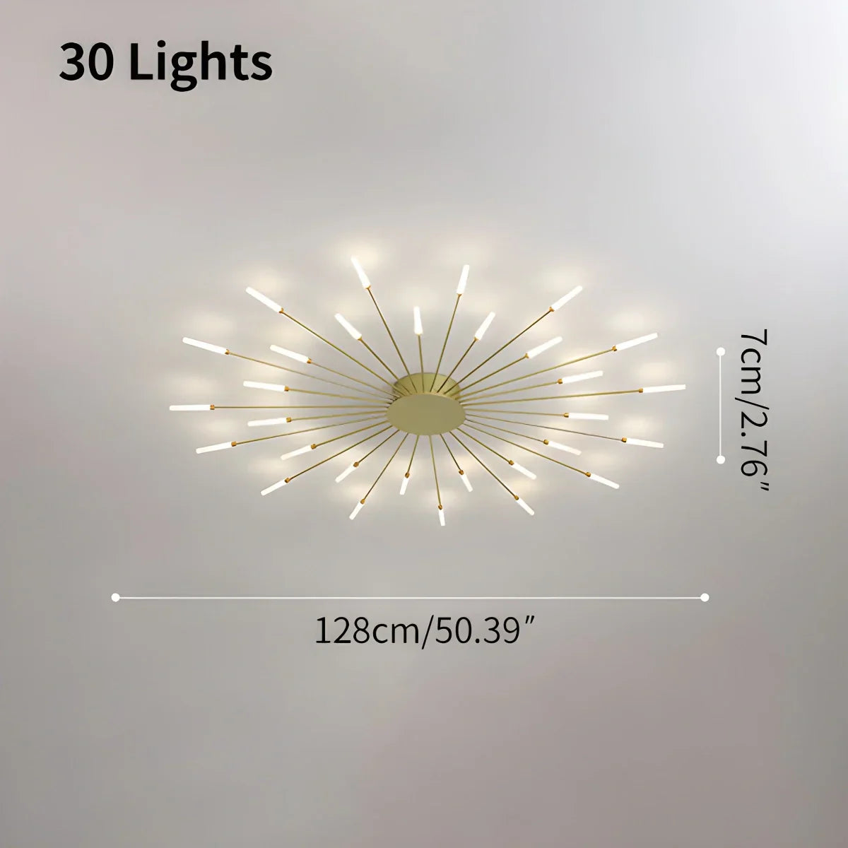 Modern LED Ceiling Lamp - Spiral Light Fixture