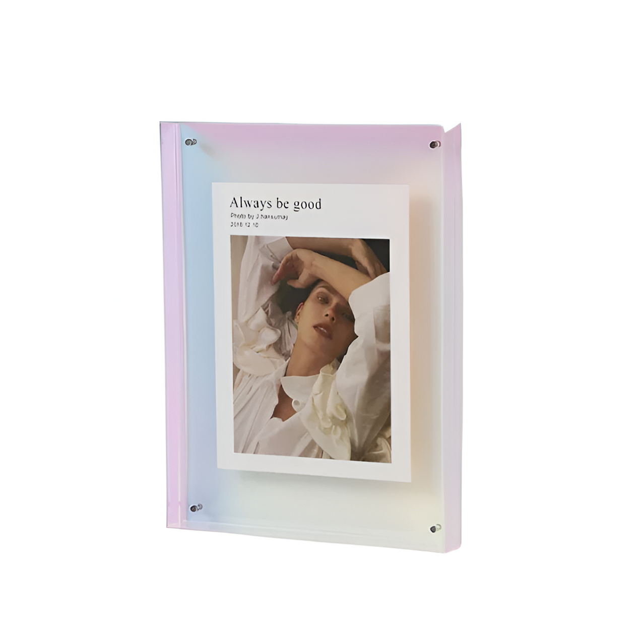 Modern Acrylic Photo Frame – Borderless Transparent Picture Frame