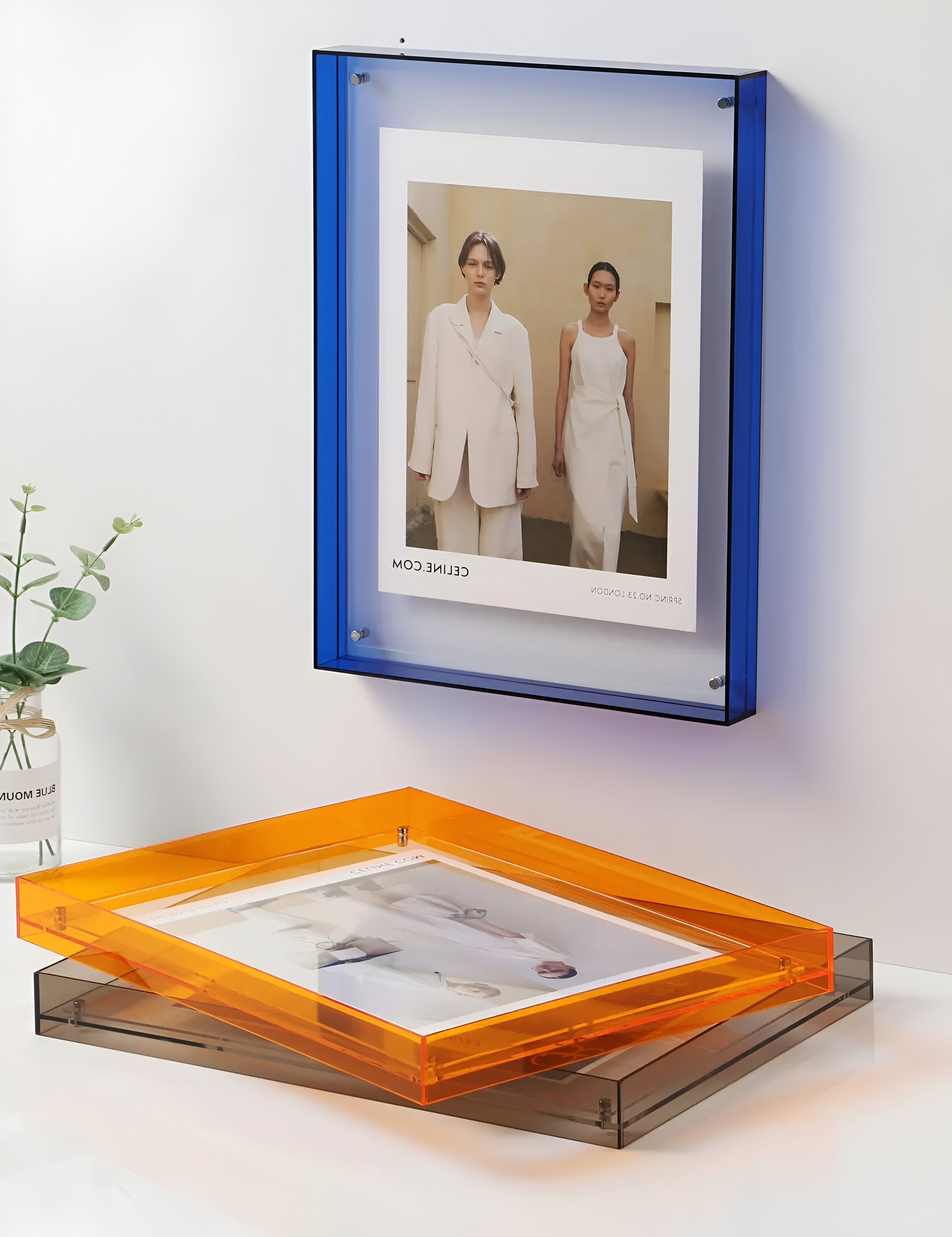 Modern Acrylic Photo Frame – Borderless Transparent Picture Frame