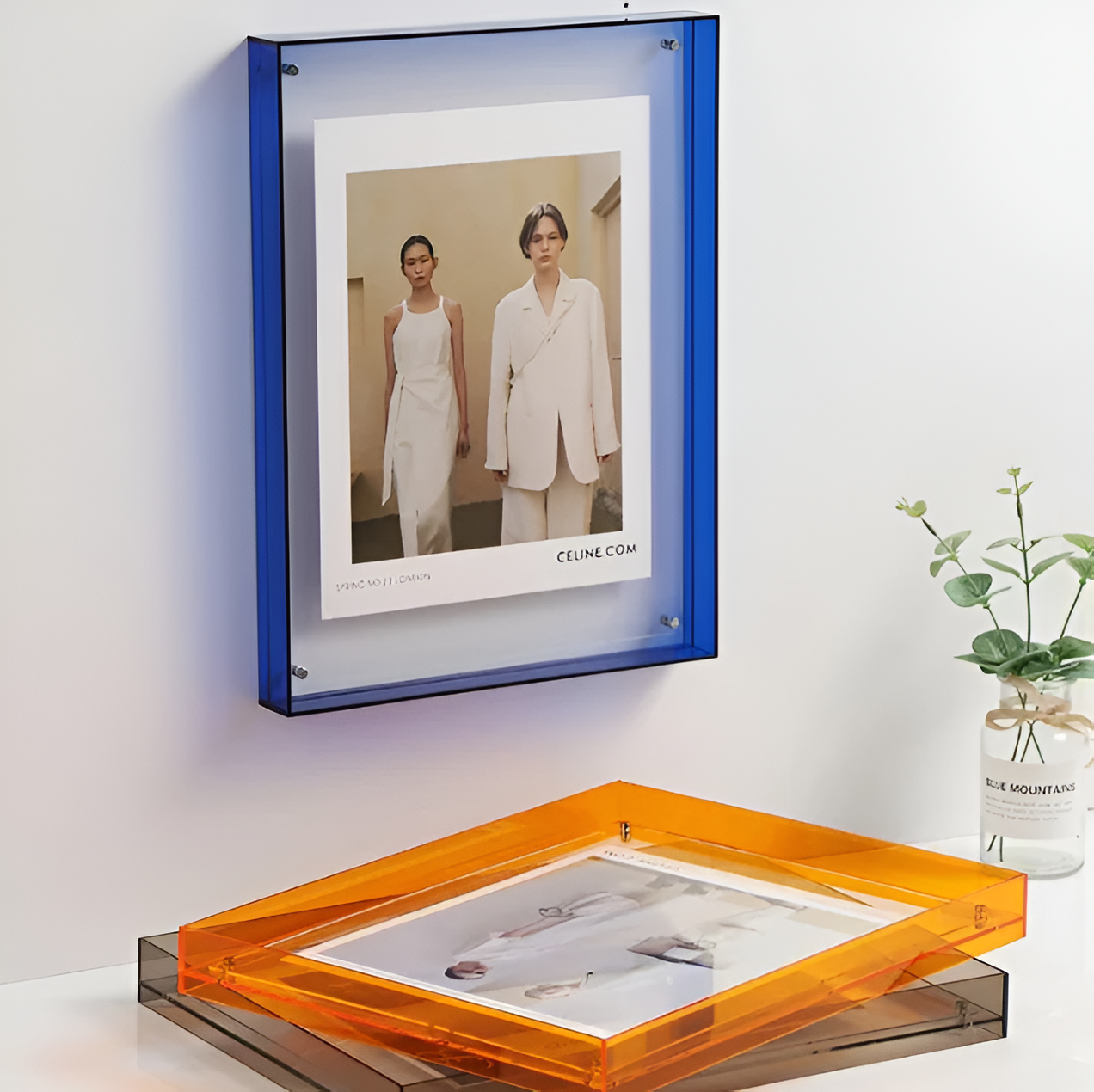 Modern Acrylic Photo Frame – Borderless Transparent Picture Frame