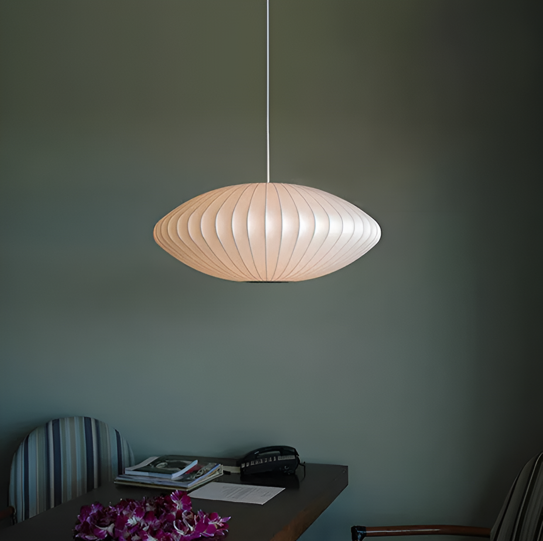 Bubble Fabric Pendant Light Modern Design