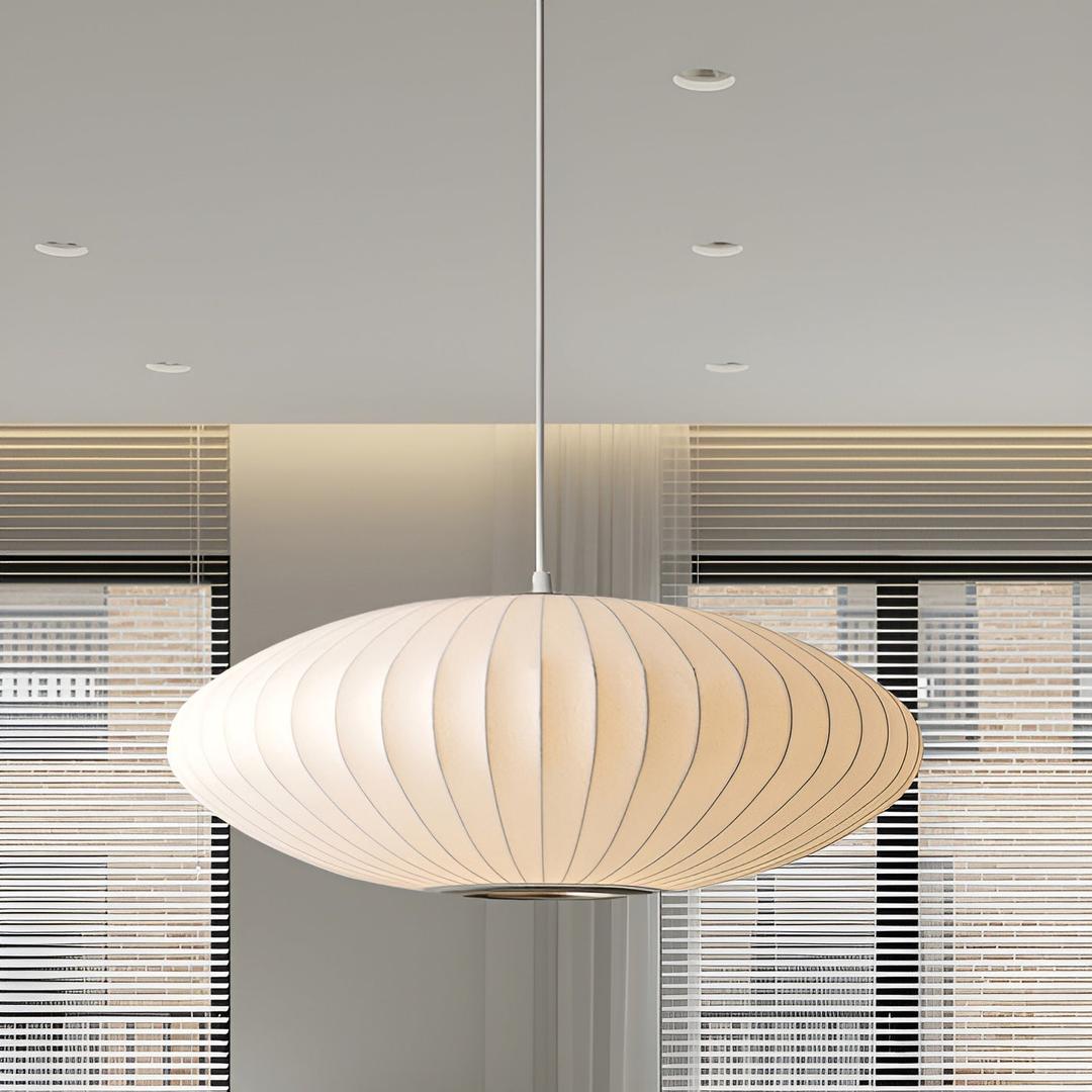 Bubble Fabric Pendant Light Modern Design