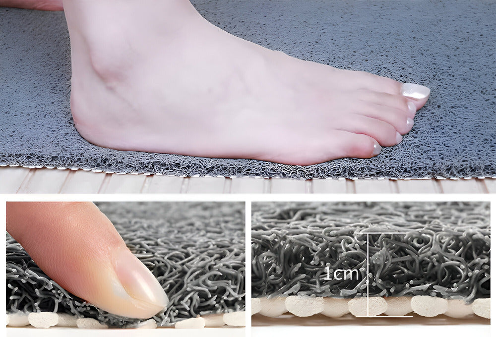 Non-Slip Shower Mat – Cushioned Bath Mat with Suction Cups