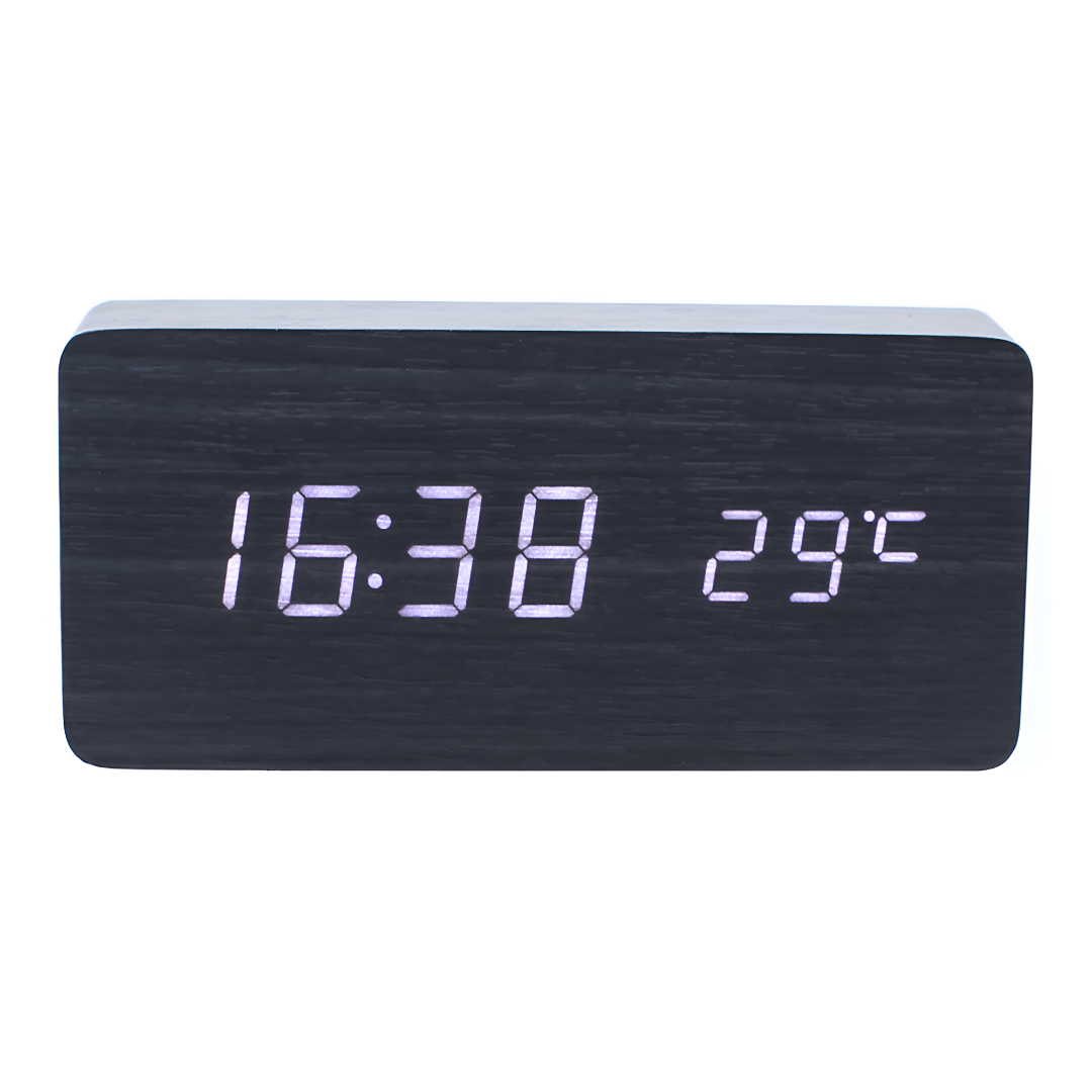 Digital LED Alarm Clock in Plastic